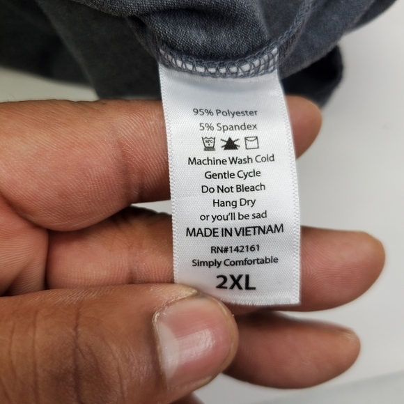 LuLaRoe Randy Style Baseball Tee Shirt Printed Sleeves Women's 2XL - Picture 4 of 7